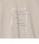 箔入りロゴプリント7分袖ラグランTシャツ