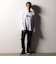 【RIELABO】フロッキープリント クルーネックTシャツ(日本製)