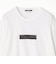 【RIELABO】フロッキープリント クルーネックTシャツ(日本製)