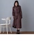 ラッフルフリルチェックワンピース