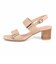 HIROKO KOSHINO 安定の太めヒール バックストラップ 5.5cmヒールサンダル　HKL8009