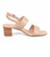 HIROKO KOSHINO 安定の太めヒール バックストラップ 5.5cmヒールサンダル　HKL8009