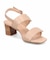 HIROKO KOSHINO 安定の太めヒール バックストラップ 5.5cmヒールサンダル　HKL8009