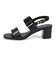 HIROKO KOSHINO 安定の太めヒール バックストラップ 5.5cmヒールサンダル　HKL8009
