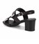 HIROKO KOSHINO 安定の太めヒール バックストラップ 5.5cmヒールサンダル　HKL8009