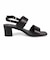 HIROKO KOSHINO 安定の太めヒール バックストラップ 5.5cmヒールサンダル　HKL8009
