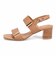 HIROKO KOSHINO 安定の太めヒール バックストラップ 5.5cmヒールサンダル　HKL8009