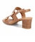 HIROKO KOSHINO 安定の太めヒール バックストラップ 5.5cmヒールサンダル　HKL8009