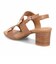 HIROKO KOSHINO 安定の太めヒール バックストラップ 5.5cmヒールサンダル　HKL8009