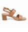 HIROKO KOSHINO 安定の太めヒール バックストラップ 5.5cmヒールサンダル　HKL8009
