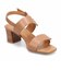 HIROKO KOSHINO 安定の太めヒール バックストラップ 5.5cmヒールサンダル　HKL8009