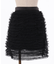 チュールフリルミニスカート