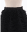 チュールフリルミニスカート