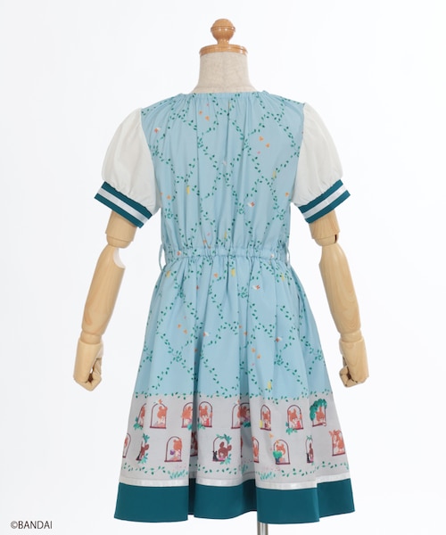 くまパティシエワンピース くまパティシエワンピース クマ葡萄プリントワンピース （ロング