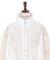ハイネックレースブルゾン