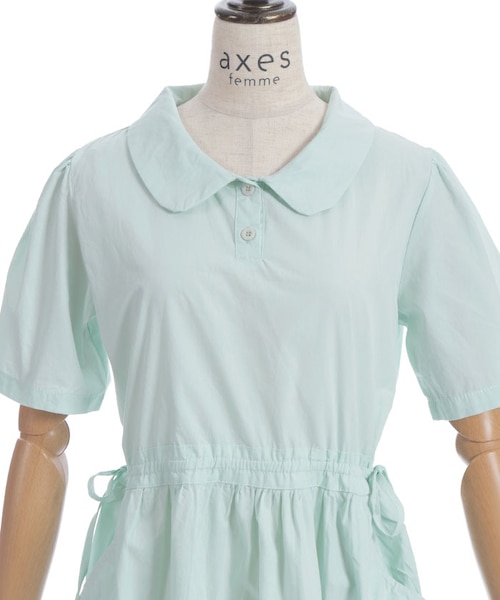 新品未使用タグ付き⭐︎Breeze Cool ティアード 半袖ワンピース size SHORTあり］Breeze Cool ティアード ワンピース