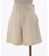 レースアップショートパンツ