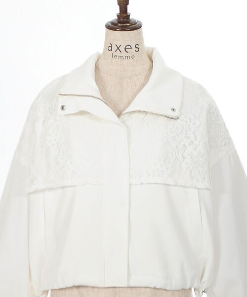 美品★ アウトシームショートブルゾン me+em select（ミームセレクト）の「【 2color 】アウト