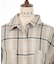 チェック柄ロングシャツ