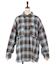 チェック柄ロングシャツ