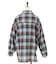 チェック柄ロングシャツ