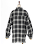 チェック柄ロングシャツ