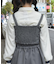 ベルトデザインジップビスチェ