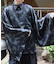 竹林ラメプリント和袖シャツ
