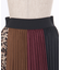 切替プリーツスカート