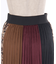 切替プリーツスカート