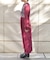 チャイナ釦薔薇柄切替ＯＰ