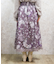 ローズリース柄スカート