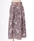 ローズリース柄スカート