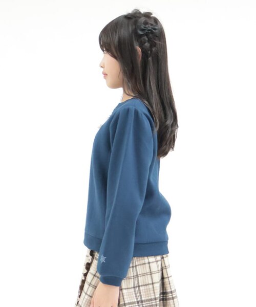 雪ネックレス裏起毛トレーナー｜アクシーズファム アウトレットの