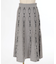 チェーン柄フレアスカート