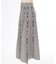 チェーン柄フレアスカート