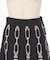 チェーン柄フレアスカート