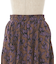 花柄フレアスカート