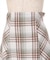 起毛チェック編上スカート
