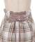 起毛チェック編上スカート