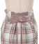 起毛チェック編上スカート