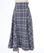 起毛チェック編上スカート