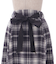起毛チェックフレアスカート