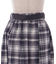 起毛チェックフレアスカート