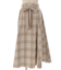 起毛チェックフレアスカート