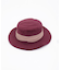 配色リボンベロアハット