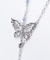 薔薇装飾蝶々ネックレス