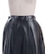 合皮素材フレアスカート