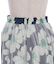 チュール重ね花柄スカート