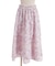 サクラ柄フレアスカート